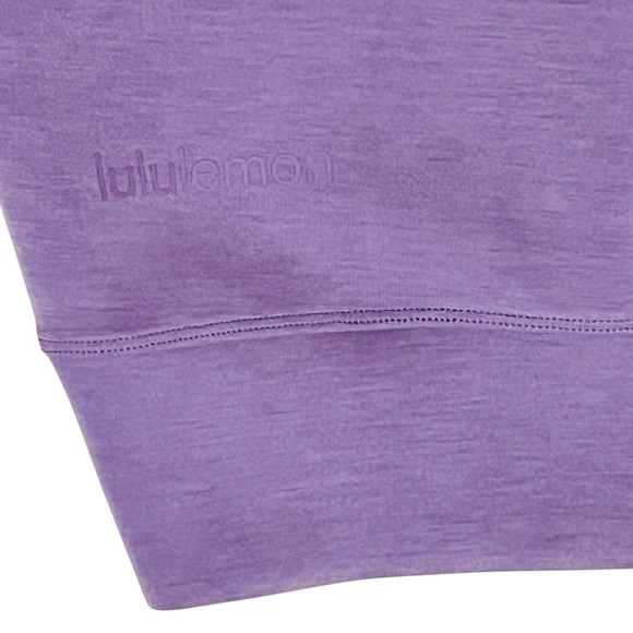 Lululemon Perfectly Oversized Cropped Softstreme Sweatshirt Purple Sz 2 - Picture 6 of 11